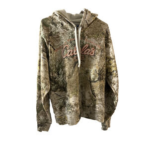 cabelas outfitter camo hoodie Xl long sleeves